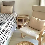 Magnific Studio With A Cozy Garden, 5 Minutes To The Beach
