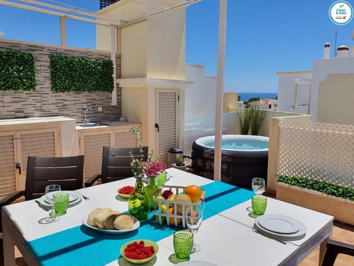 Terrace - Santa Eulalia - Private Jacuzzi Apartment Albufeira