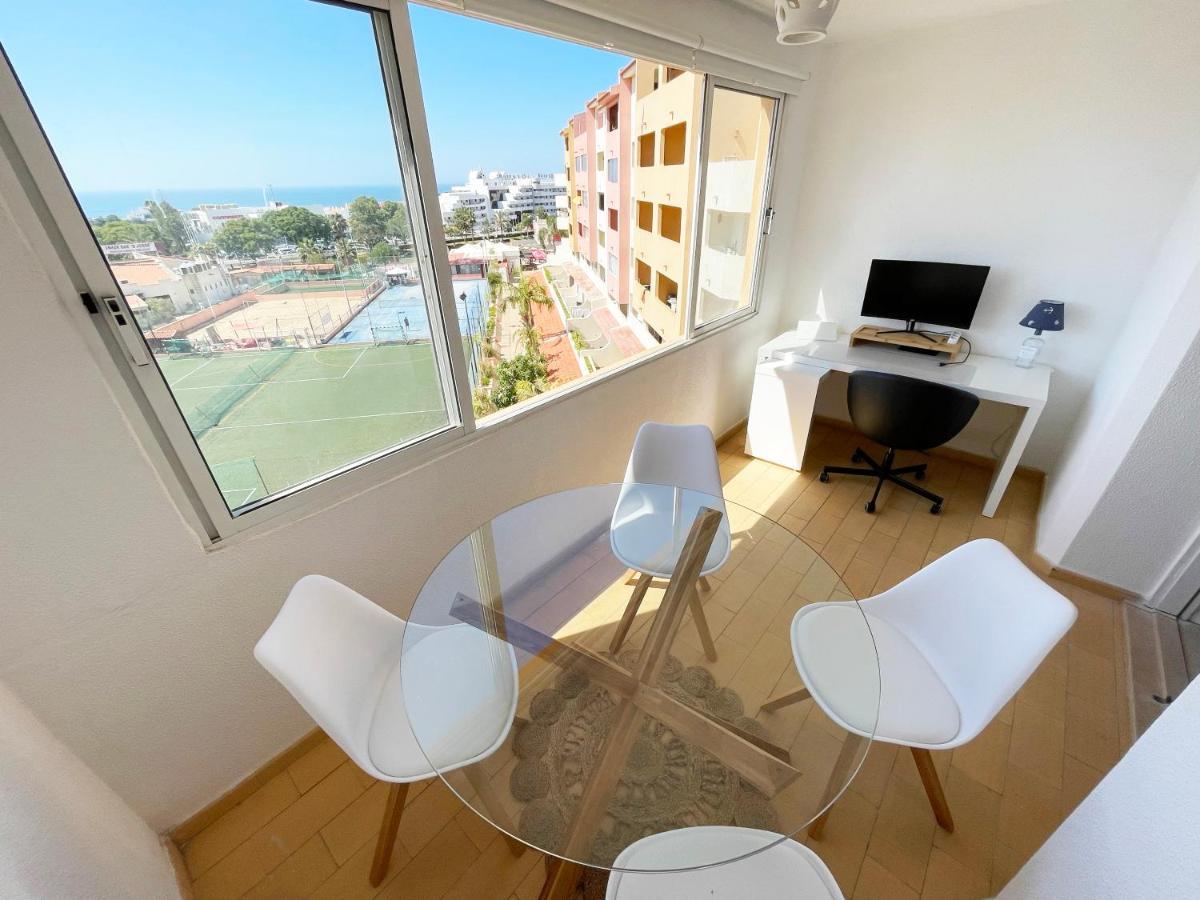 Panoramic Seaview - 2 Bedroom, Main Ave, 15 Min Walk Beach, Workspace Albufeira