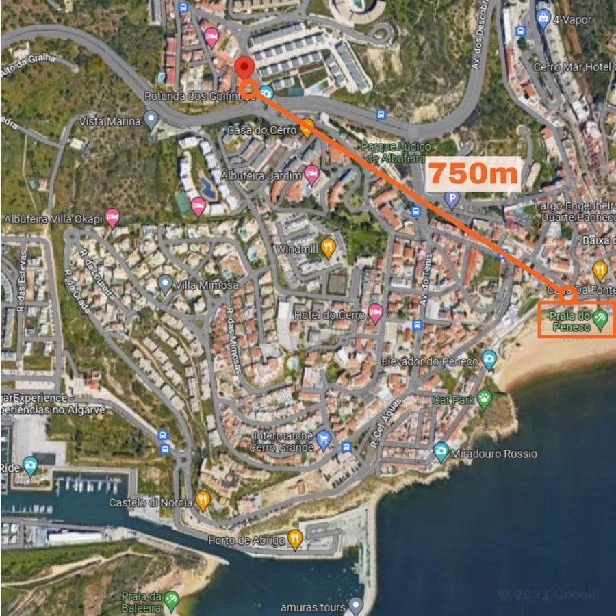 Apartment #084 Spacious Seaview With Ac, Pool And Garden Albufeira