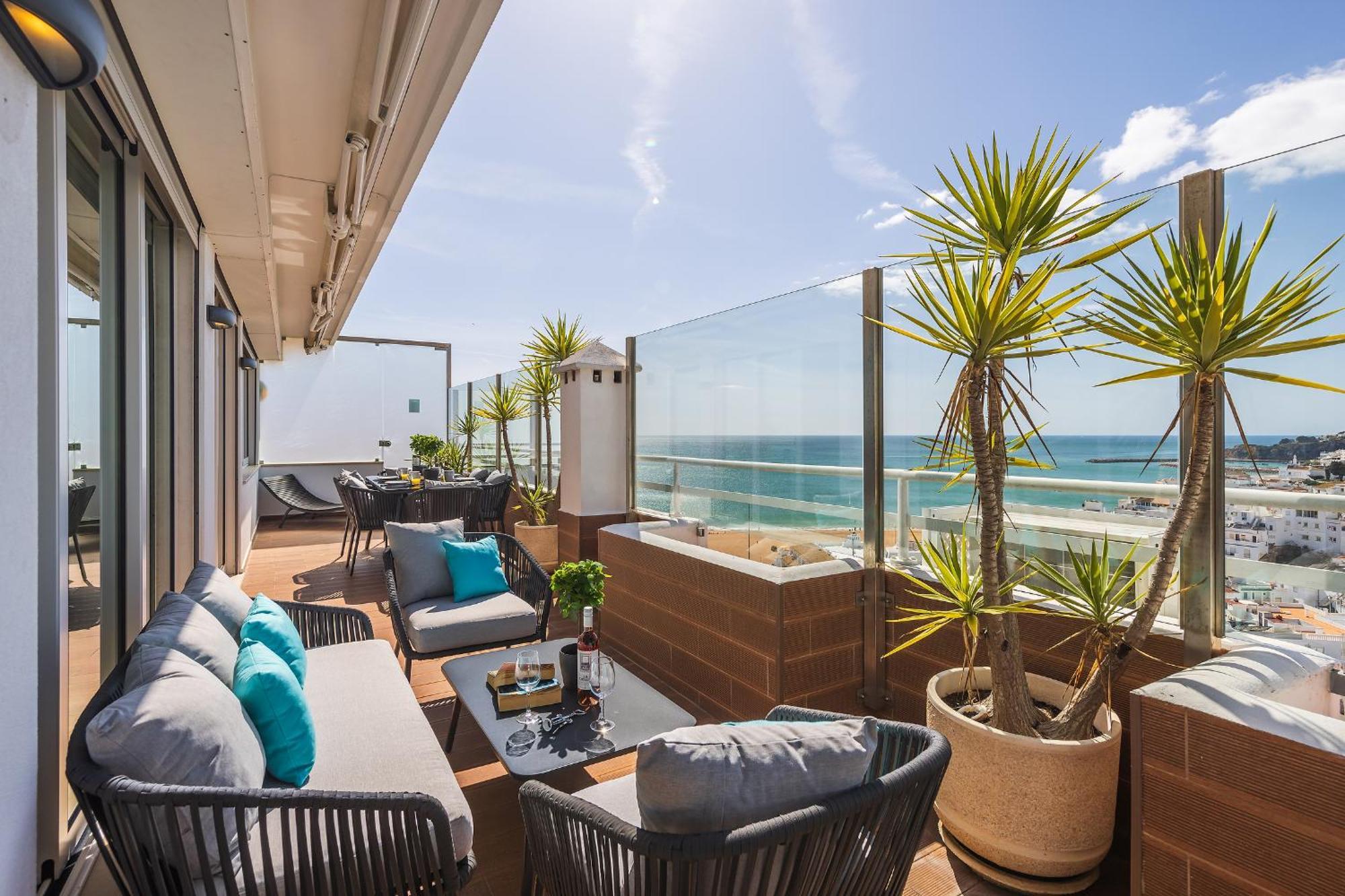 Apartamento Phenthouse Monaco-albufeira Center-sea View Albufeira