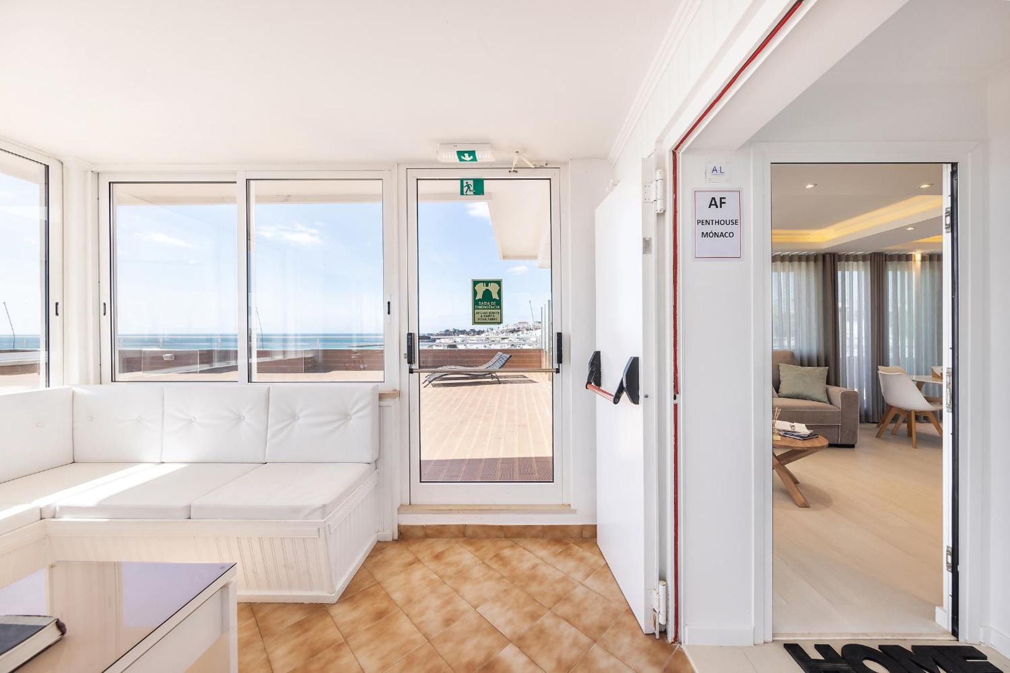 Phenthouse Monaco-albufeira Center-sea View Apartamento Albufeira