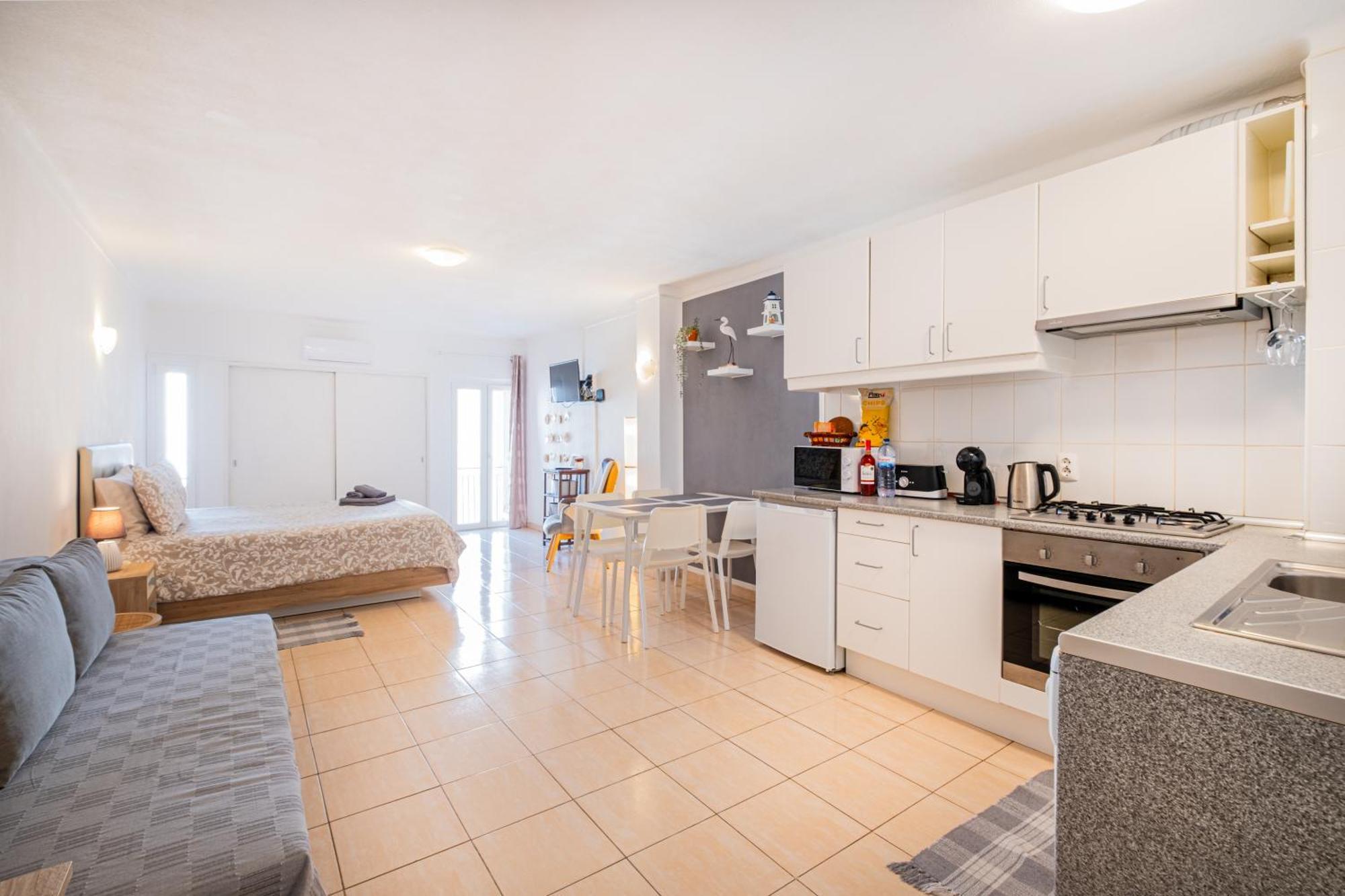 In Albufeira's Old Town Apartment
