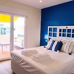 Blue & Yellow Penthouse With Terrace At Balaia Mar