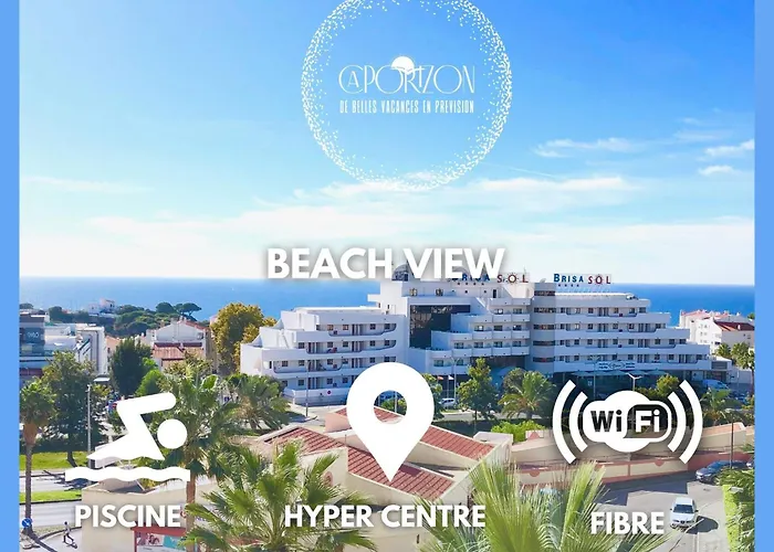 Caporizon-Albufeira-Vue Panoramique Mer-Hyper Centre-4 Personnes