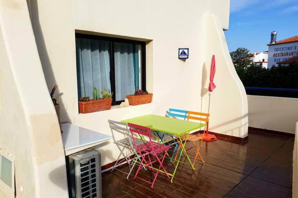 Apartamento Appart Bleu Azur à Olhos D'agua 5mn De La Plage.