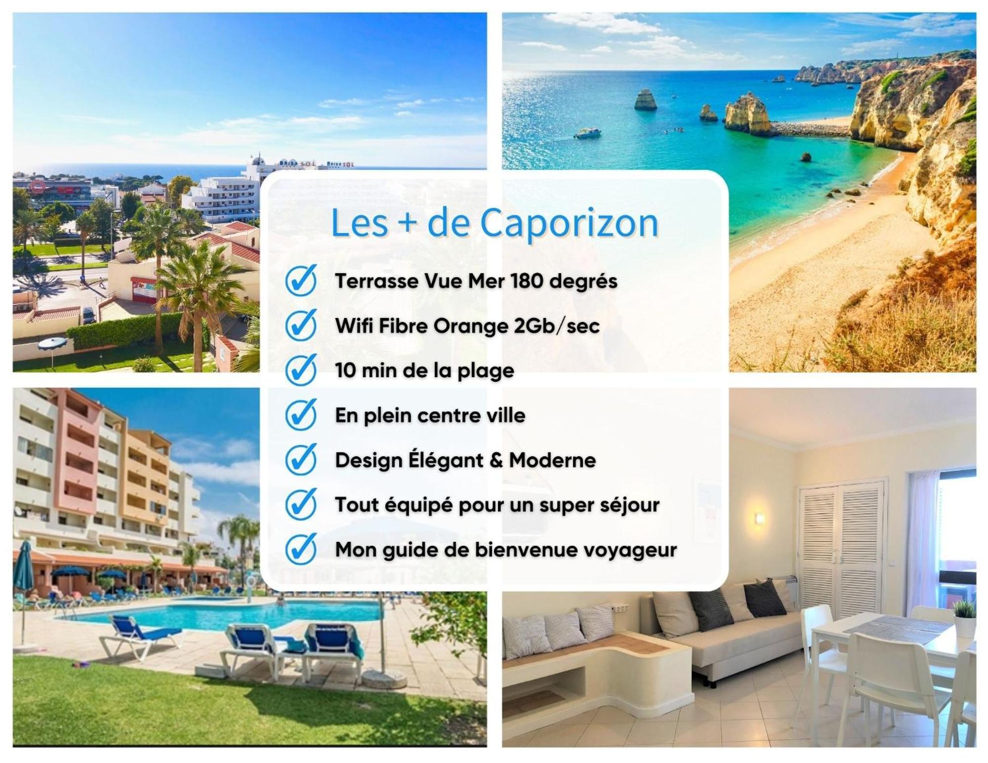 Apartment Caporizon-albufeira-vue Panoramique Mer-hyper Centre-4 Personnes *