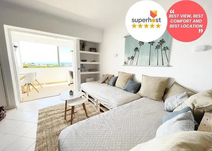 Panoramic Seaview - 2 Bedroom, Main Ave, 15 Min Walk Beach, Workspace