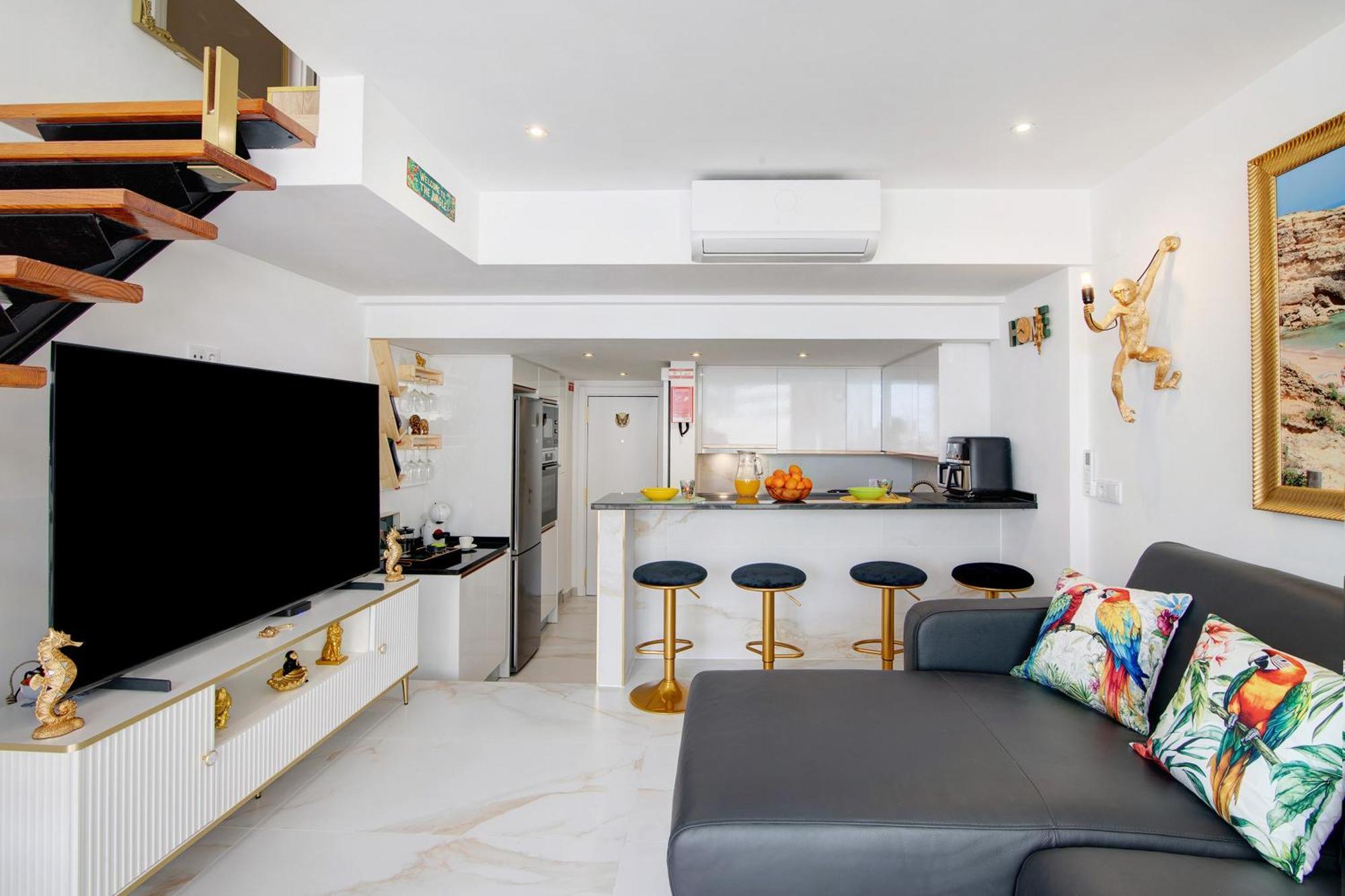 Apartment Jungle Flat With Pool T2 Montechoro *
